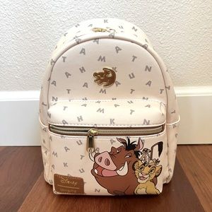 New! Loungefly lion king hakuna matata letter Backpack